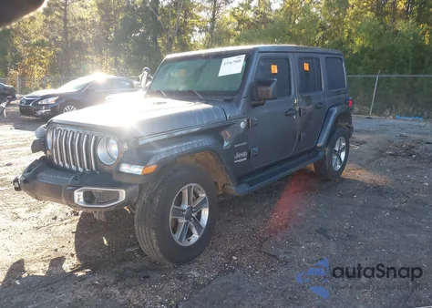 2021 Jeep Wrangler Unlimited Sahara 4X4 z USA, uszkodzony, nr VIN 1C4HJXENXMW714315